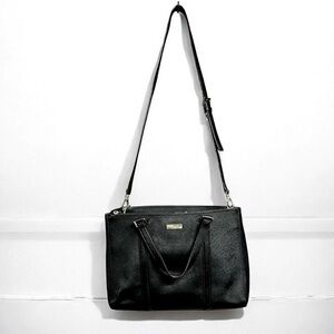 🌻Kate Spade Black Leather Newbury Lane Loden Purse Shoulder Bag Crossbody